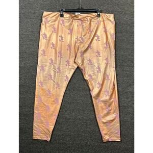 Disney World 50th Anniversary EARidescent Womens Size 2X Leggings Rose Gold